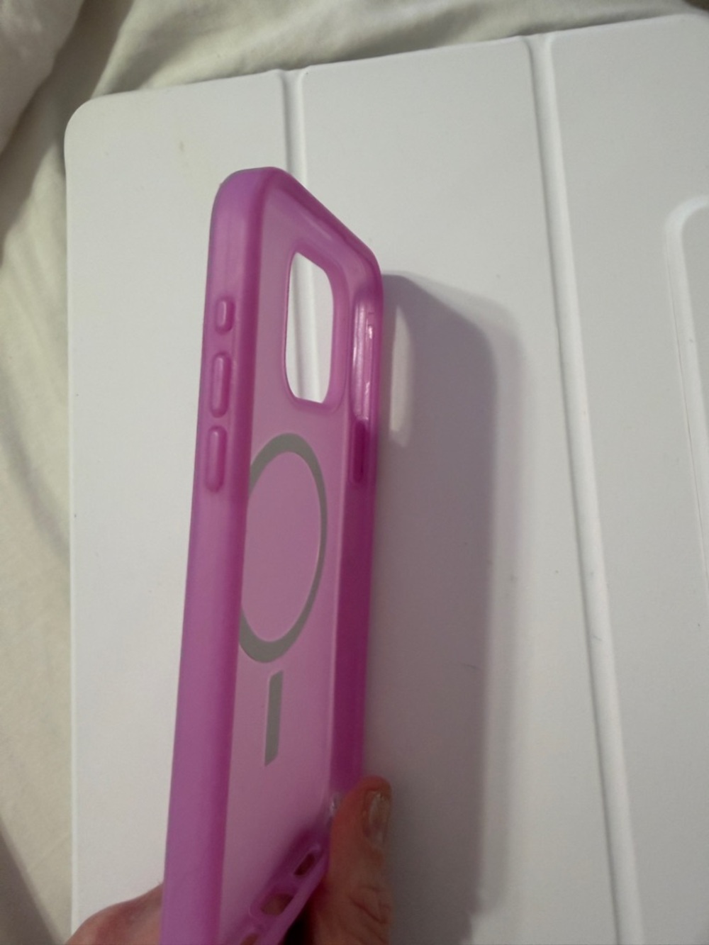 OtterBox MagSafe-Compatible iPhone 15 ProMax Case in Lavender Pink - Picture 5 of 16